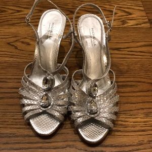 Michelle D Silver Dress Sandal